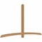 Ekena Millwork Bellingham Timber Gable Bracket, Western Red Cedar, 108"W x 58"H x 3 1/2"D x 3 1/2"F, 13/12 Pitch GBW108X58X0404BEL00SWR - alternate 3